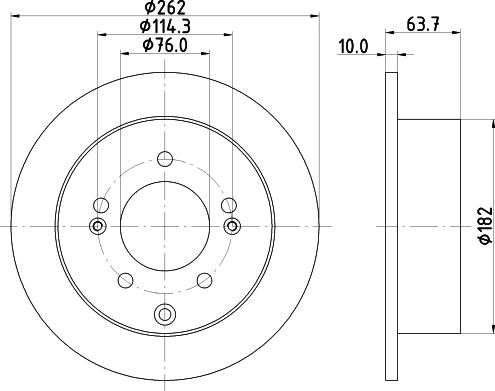 Mintex MDC2753 - Disque de frein cwaw.fr