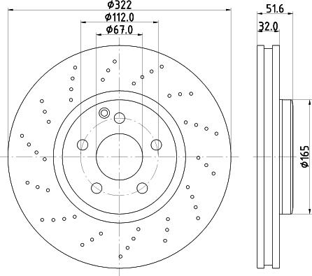 Mintex MDC2705 - Disque de frein cwaw.fr