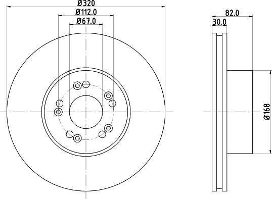 Mintex MDC793 - Disque de frein cwaw.fr