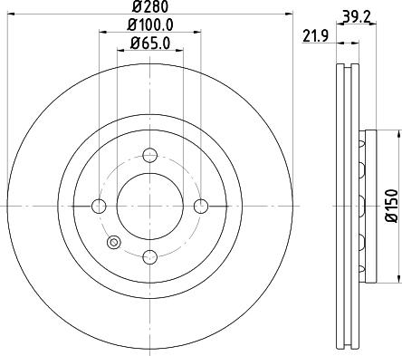 Mintex MDC744 - Disque de frein cwaw.fr