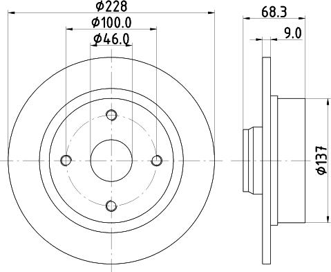 Mintex MDC733 - Disque de frein cwaw.fr