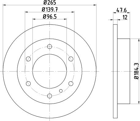 Mintex MDC771 - Disque de frein cwaw.fr