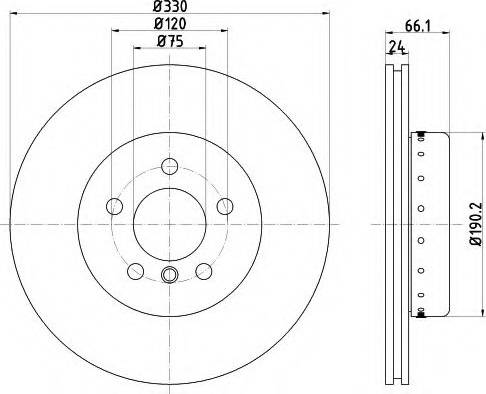 Mintex MDCB2584 - Disque de frein cwaw.fr