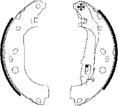 Mintex MFR596 - Jeu de mâchoires de frein cwaw.fr