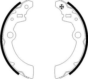 Mintex MFR542 - Jeu de mâchoires de frein cwaw.fr