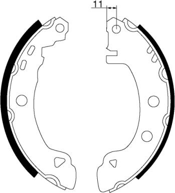 Mintex MFR531 - Jeu de mâchoires de frein cwaw.fr