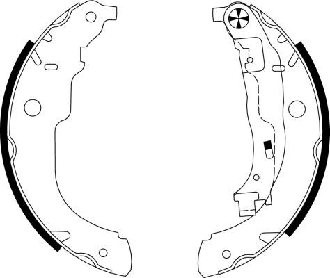 Mintex MFR576 - Jeu de mâchoires de frein cwaw.fr