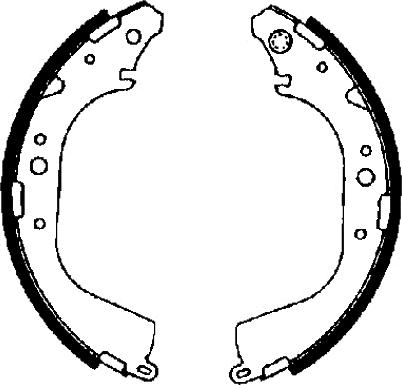 Mintex MFR343 - Jeu de mâchoires de frein cwaw.fr