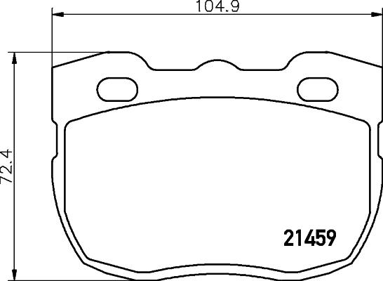 Mintex MLB115 - Kit de plaquettes de frein, frein à disque cwaw.fr