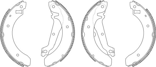 Mintex MSK057 - Jeu de mâchoires de frein cwaw.fr