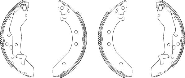 Mintex MSK150 - Jeu de mâchoires de frein cwaw.fr