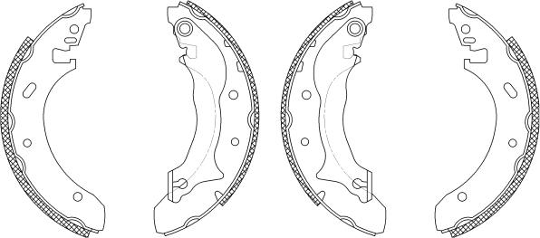 Mintex MSK169 - Jeu de mâchoires de frein cwaw.fr