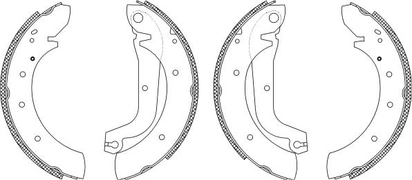 Mintex MSK165 - Jeu de mâchoires de frein cwaw.fr