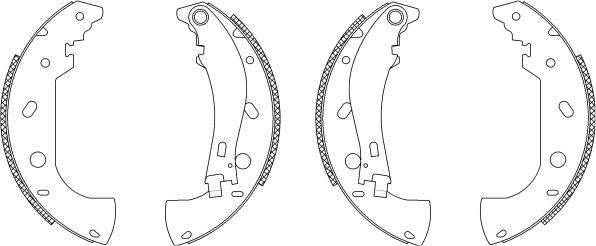 Mintex MSK162 - Jeu de mâchoires de frein cwaw.fr