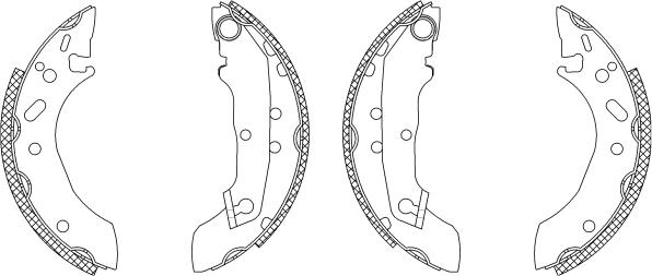 Mintex MSK102 - Jeu de mâchoires de frein cwaw.fr