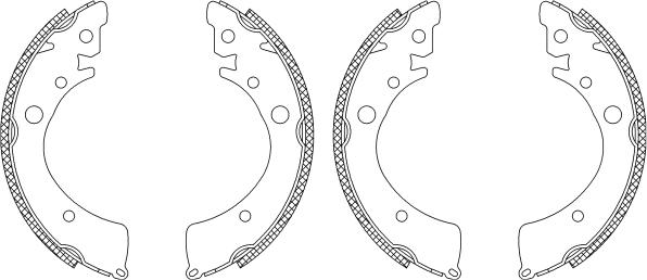 Mintex MSK188 - Jeu de mâchoires de frein cwaw.fr