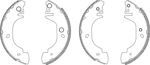 Mintex MSK217 - Jeu de mâchoires de frein cwaw.fr