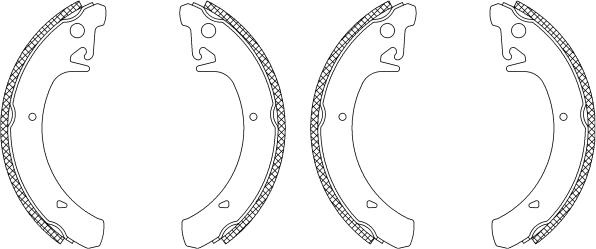 Mintex MSK283 - Jeu de mâchoires de frein cwaw.fr