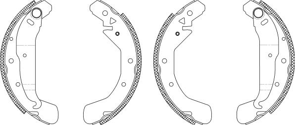 Mintex MSK232 - Jeu de mâchoires de frein cwaw.fr