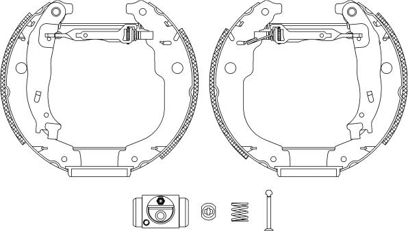 Mintex MSP333 - Jeu de mâchoires de frein cwaw.fr