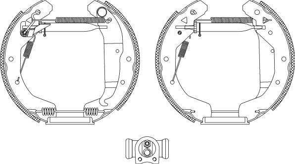 Mintex MSP325 - Jeu de mâchoires de frein cwaw.fr