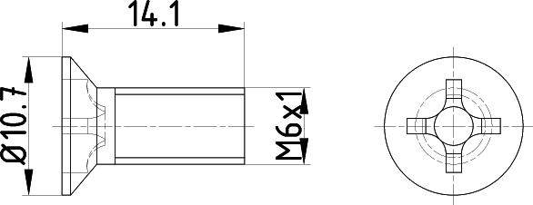 Mintex TPM0018 - Vis, disque de frein cwaw.fr