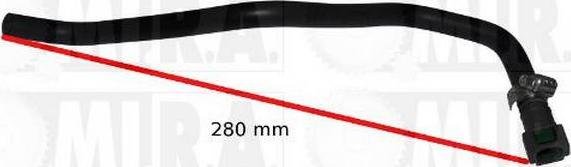 MI.R.A. 16/6166 - Durite de radiateur cwaw.fr