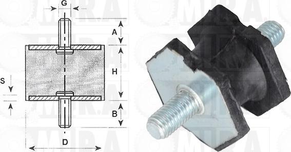 MI.R.A. 11/4030/1 - Suspension, échappement cwaw.fr