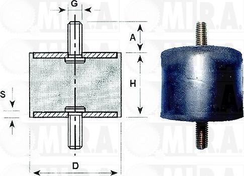 MI.R.A. 11/4030 - Kit de réparation, tuyau d'échappement cwaw.fr