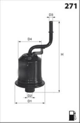 MISFAT E142 - Filtre à carburant cwaw.fr