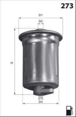 MISFAT E127 - Filtre à carburant cwaw.fr