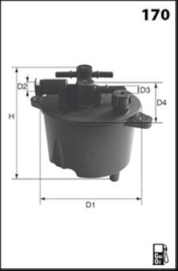 MISFAT F149 - Filtre à carburant cwaw.fr