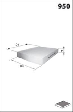 MISFAT HB447C - Filtre, air de l'habitacle cwaw.fr