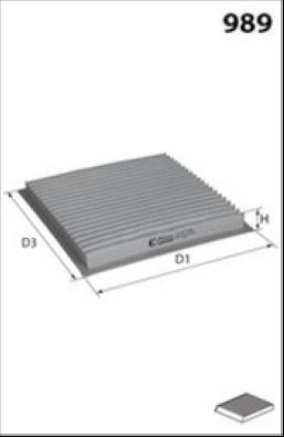 MISFAT HB343 - Filtre, air de l'habitacle cwaw.fr