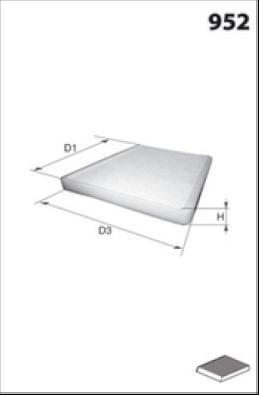 MISFAT HB197CA - Filtre, air de l'habitacle cwaw.fr