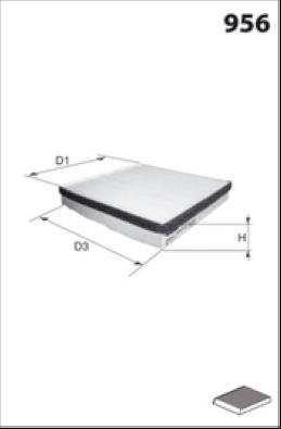 MISFAT HB735 - Filtre, air de l'habitacle cwaw.fr