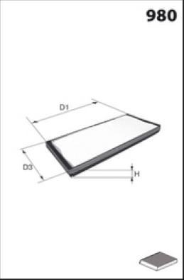 MISFAT HB522CA - Filtre, air de l'habitacle cwaw.fr