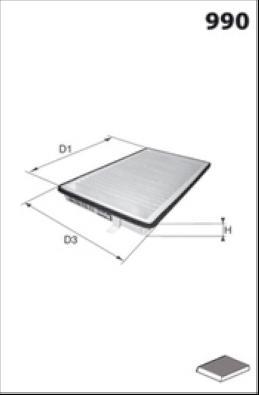 MISFAT HB330 - Filtre, air de l'habitacle cwaw.fr