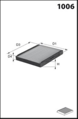 MISFAT HB720 - Filtre, air de l'habitacle cwaw.fr