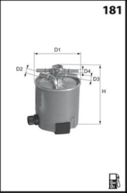 MISFAT M505 - Filtre à carburant cwaw.fr