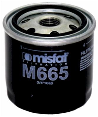 MISFAT M665 - Filtre à carburant cwaw.fr