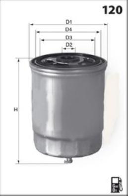 MISFAT M609 - Filtre à carburant cwaw.fr