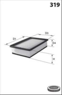 MISFAT P581A - Filtre à air cwaw.fr