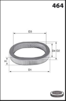 MISFAT R1203 - Filtre à air cwaw.fr