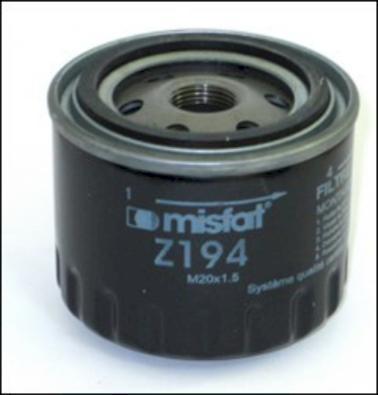 MISFAT Z194 - Filtre à huile cwaw.fr