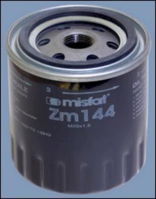 MISFAT ZM144 - Filtre à huile cwaw.fr