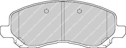 Mitsubishi MR 569 403 - Kit de plaquettes de frein, frein à disque cwaw.fr