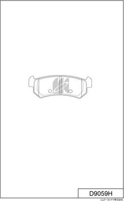 MK Kashiyama D9059H - Kit de plaquettes de frein, frein à disque cwaw.fr