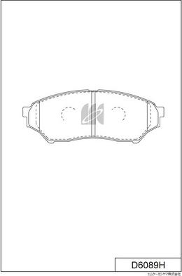 MK Kashiyama D6089H - Kit de plaquettes de frein, frein à disque cwaw.fr