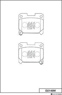 MK Kashiyama D2146M - Kit de plaquettes de frein, frein à disque cwaw.fr